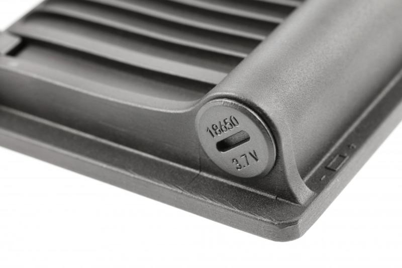 Reflektor słoneczny LUMOS II, LED, 2000lm, 6400K, 2600mAh wymienny, IP65, czarny