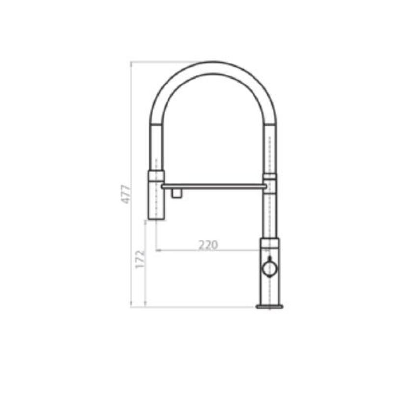 Ausmann Claridge 3-Drożna Bateria Kuchenna z Elastyczną Wylewką i Filtrowaną Wodą – Złota - 1208970504