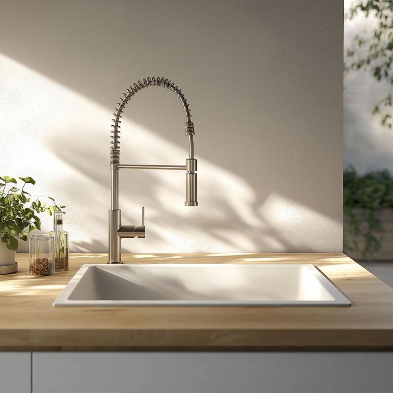 Ausmann Ceramic Ember Ceramiczny Biały Zlew - Montaż Górny i Dolny 54 x 40 cm z Wtyczką ze Stali Nierdzewnej 1208970508