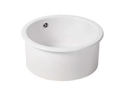 Ausmann Ceramic Ember Ceramiczna Biała Okrągła Umywalka Nablatowa i Podblatowa 1208970512