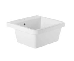 Ausmann Ceramic Frost Ceramiczna Biała Umywalka - Nablatowa 510 x 506 mm z otworem na baterię 1208970516
