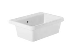 Ausmann Ceramic Frost Ceramiczna Biała Umywalka - Nablatowa 660 x 506 mm z miejscem na baterię 1208970517