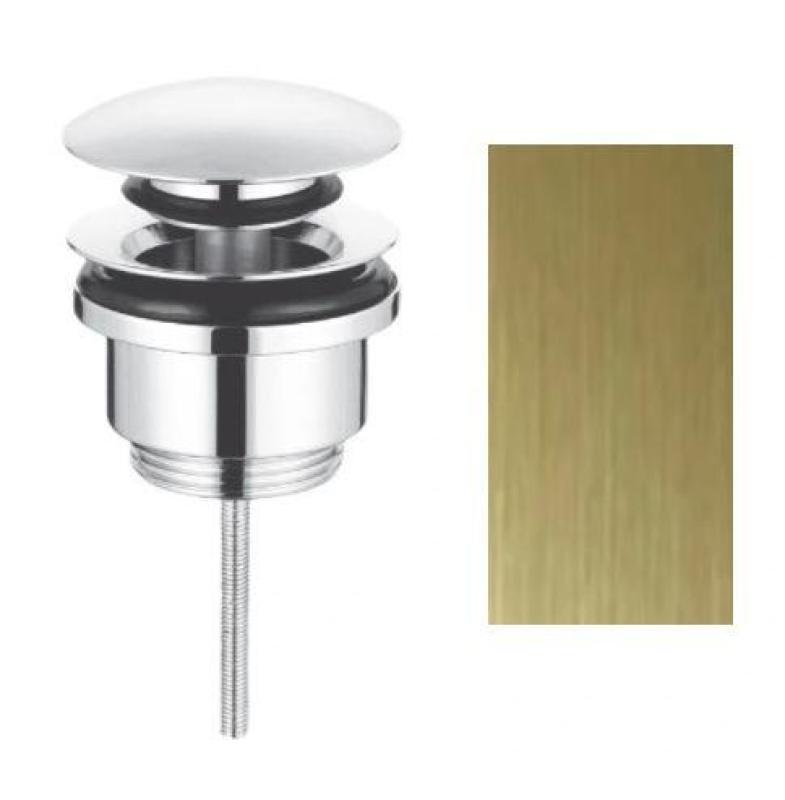 Waterevolution Flow odpływowy korek 1.1/4 PVD szczotkowane złoto M199VAL1WGE