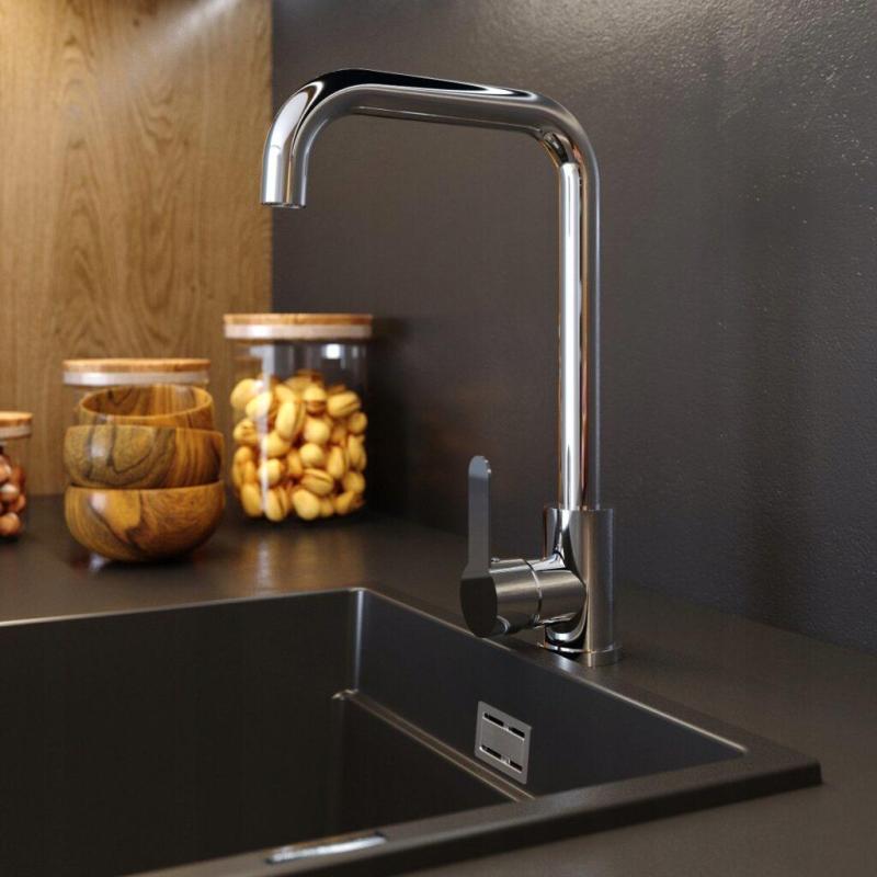 Graniteland Stellar Baterie Kuchenna Chromowana z Obracaną Wylewką 1208970667