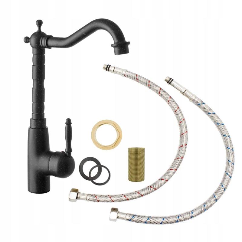 Graniteland Verve Bateria kuchenna wyglądem przypominająca wapień z obrotową wylewką 1208970701