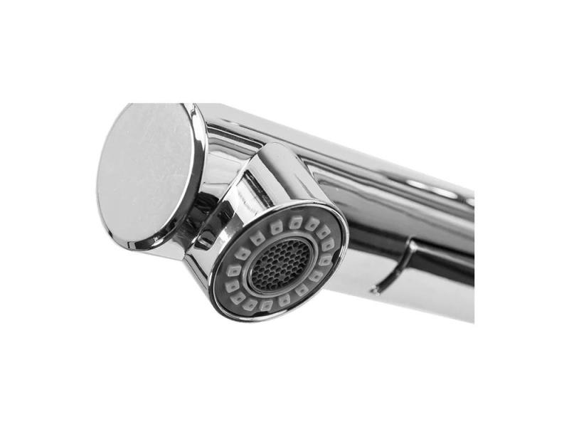 Graniteland Ceres Beżowy Piasek Kran Kuchenny z Wyciąganą Wylewką i Podwójną Funkcją Prysznica Ręcznego 1208970708