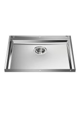 Foster Phantom Base RVS Podstawa Blat Roboczy Zlewozmywak 50x40cm do Montażu w Ceramice, Kamieniu Naturalnym i Powierzchniach Stałych, grubość 20mm 1208970717