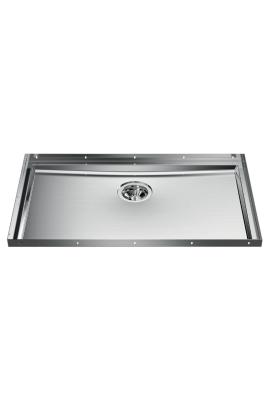 Foster Phantom Base RVS Podstawa Blat Roboczy Zlewozmywak 71x40cm do Zabudowy w Ceramice, Kamieniu Naturalnym i Powierzchniach Stałych o grubości 12mm 1208970721.