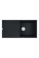 Franke Maris MRG 611-97 Fragranite Matowy Czarny Zlew 97 x 50 cm Montaż z Kącikiem do Odpływu 114.0628.967