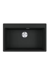 Franke Maris MRG 610-70 TL Fragranite Matowy Czarny Zlew 78 x 50 cm Montaż z Otworem na Kran 114.0668.727