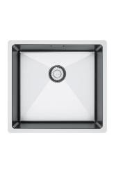 Franke Bolero Plus New R10 B2X 210-40-37 RVS Zlewozmywak płaski, podbudowa i nadbudowa 40x37 cm 127.0730.522