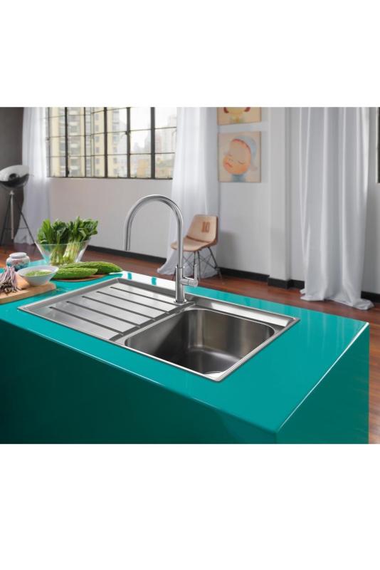 Franke Maris Slim J Kran kuchenny w kolorze chromu z wysuwaną wylewką 115.0728.388