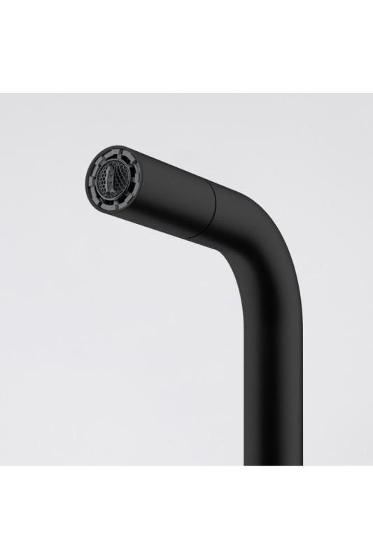 Franke Lina U Kran kuchenny Czarny Wyciągany Wylewka 115.0728.477