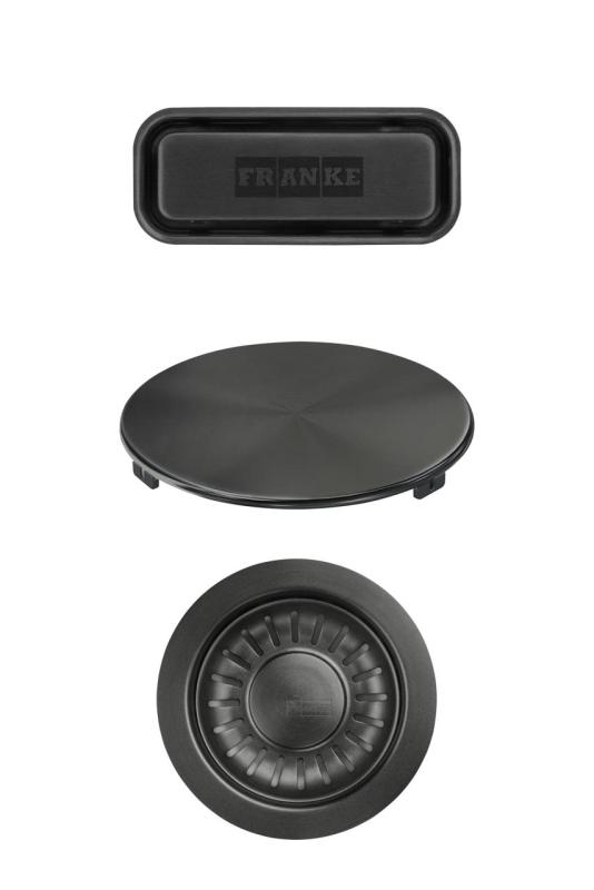Zestaw kolorów Franke Maris Zestaw odpływowy Gun Metal 1208970839