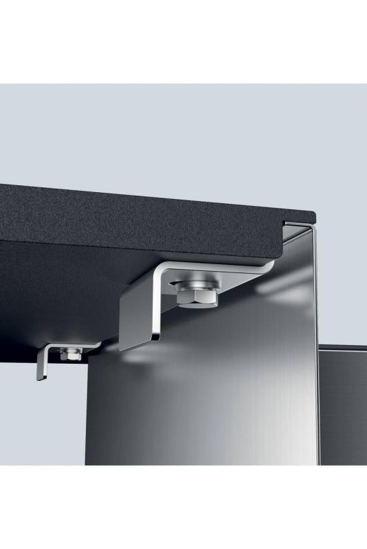 Foster Phantom Slimline RVS Zlew 71x40cm Podbudowa dla blatów ceramicznych 1208971121