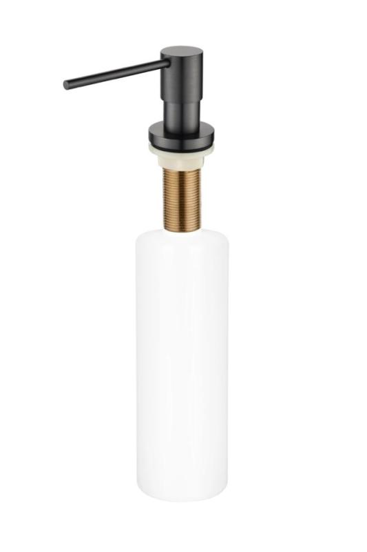 Ausmann Lirio Wbudowany Dozownik do Mydła Gun metal napełniany od góry 1208971201