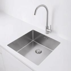 Pure.Sink Exclusivo RVS zlew 40x40 cm, promień 10mm, montaż podblatowy, równoległy i nadblatowy PEX4040-02