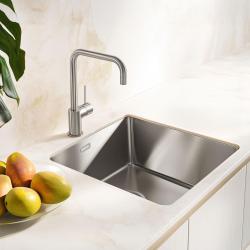 Pure.Sink Exclusivo RVS zlew 40x40 cm, promień 10mm, montaż podblatowy, równoległy i nadblatowy PEX4040-02