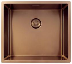 Pure.Sink Exclusivo Miedziany zlew 45x40 cm promień 10mm montaż podblatowy, równoległy i nadblatowy PEX4540-62