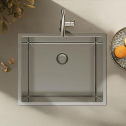 Pure.Sink Exclusivo RVS zlew 50x40 cm promień 10mm, montaż podblatowy, równoległy i montaż na wierzchu PEX5040-02
