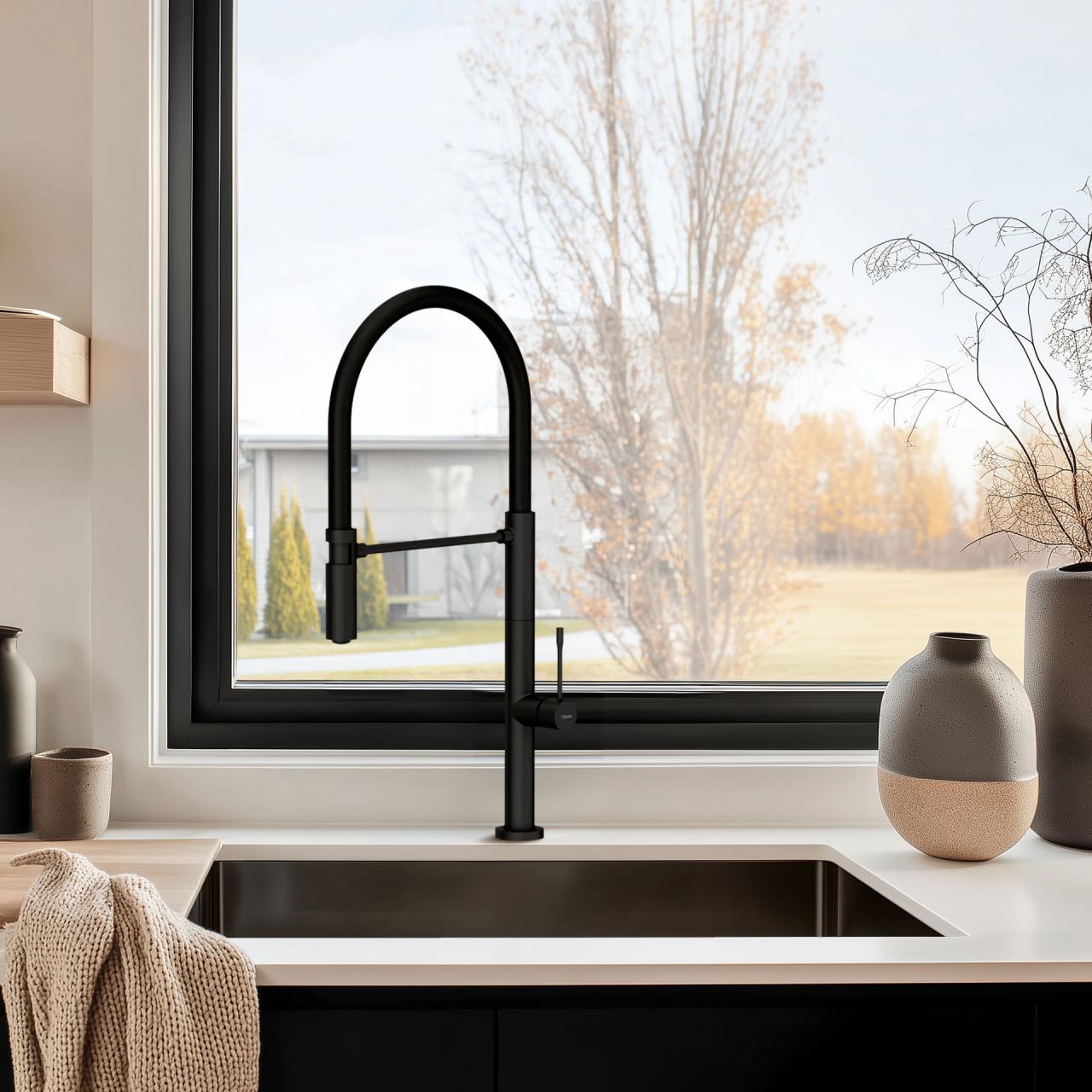 Pure.Sink Exclusivo Gun metal zlew 50x40 cm, promień 10mm, montaż podblatowy, równoległy i nadblatowy PEX5040-61
