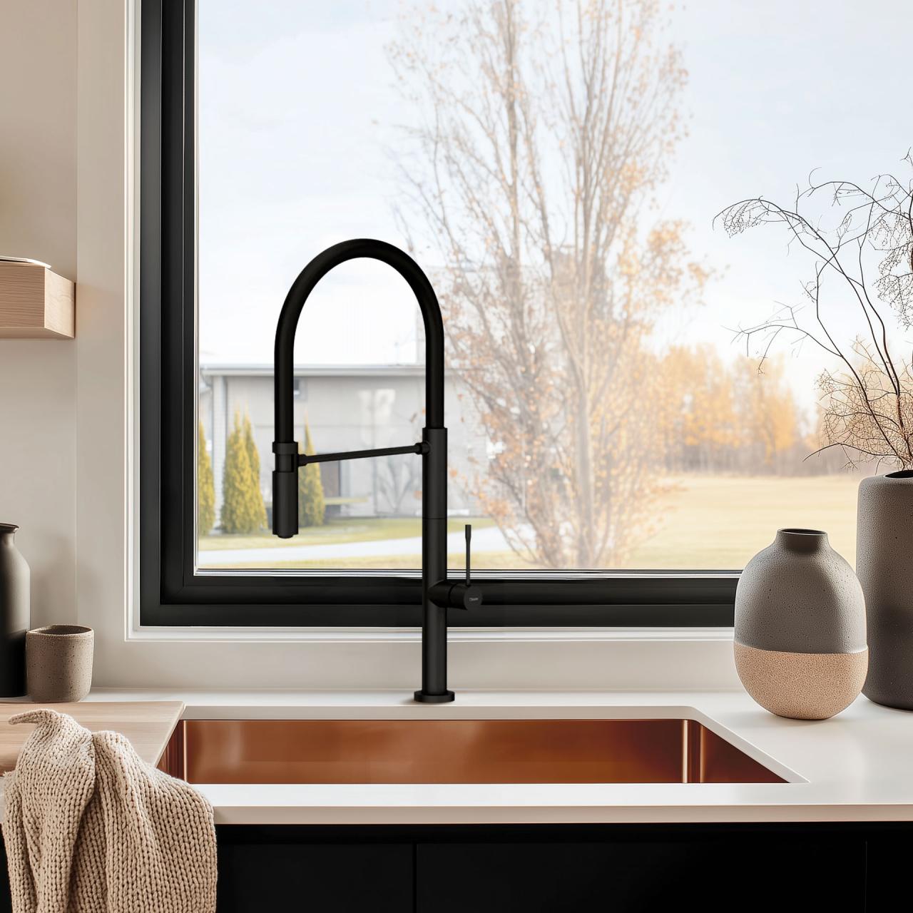 Pure.Sink Exclusivo Miedziany zlew 50x40 cm promień 10mm do montażu podszafkowego, płaskiego i nadbudowy PEX5040-62