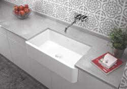 Ausmann Ceramic Mira Ceramiczny Biały Zlew - Podbudowa i Międzybudowa 795 x 460 mm z Białym Korkiem 1208971470