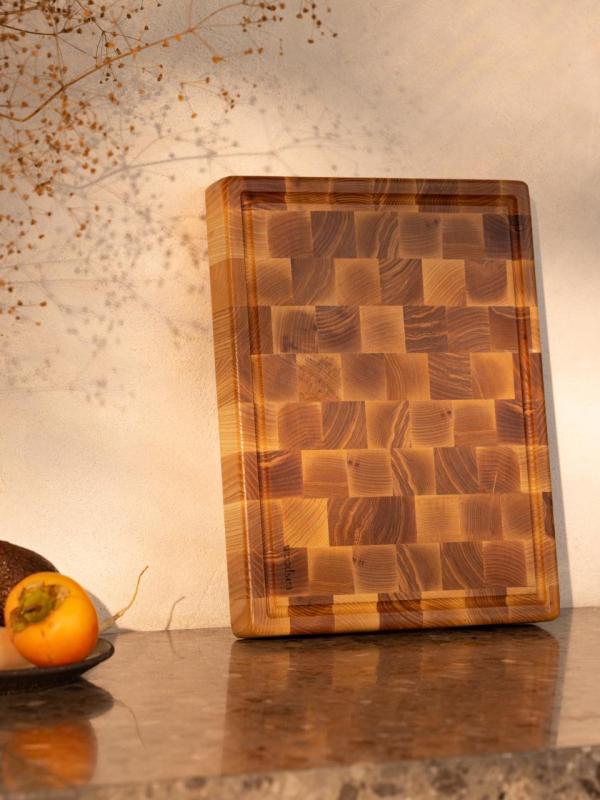 Woodsea Woodstone Ash S - Deska do krojenia z drewna Essen Kwadrat 20x20cm 1208971526