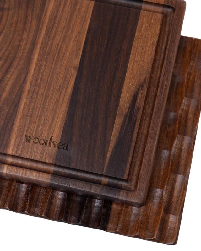 Woodsea Dunes Walnut S - Deska do krojenia z orzechowego drewna Dunes 27x20 cm 1208971547