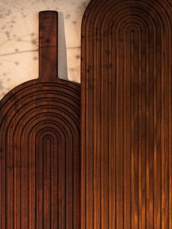 Woodsea Rainbow Ash M - Deska do krojenia i podawania z drewna jesionowego Rainbow 485x185 mm 1208971563