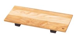Woodsea Sushi S - Deska do sushi z drewna jesionowego z nóżkami z orzecha o wymiarach 30x12 cm 1208971584