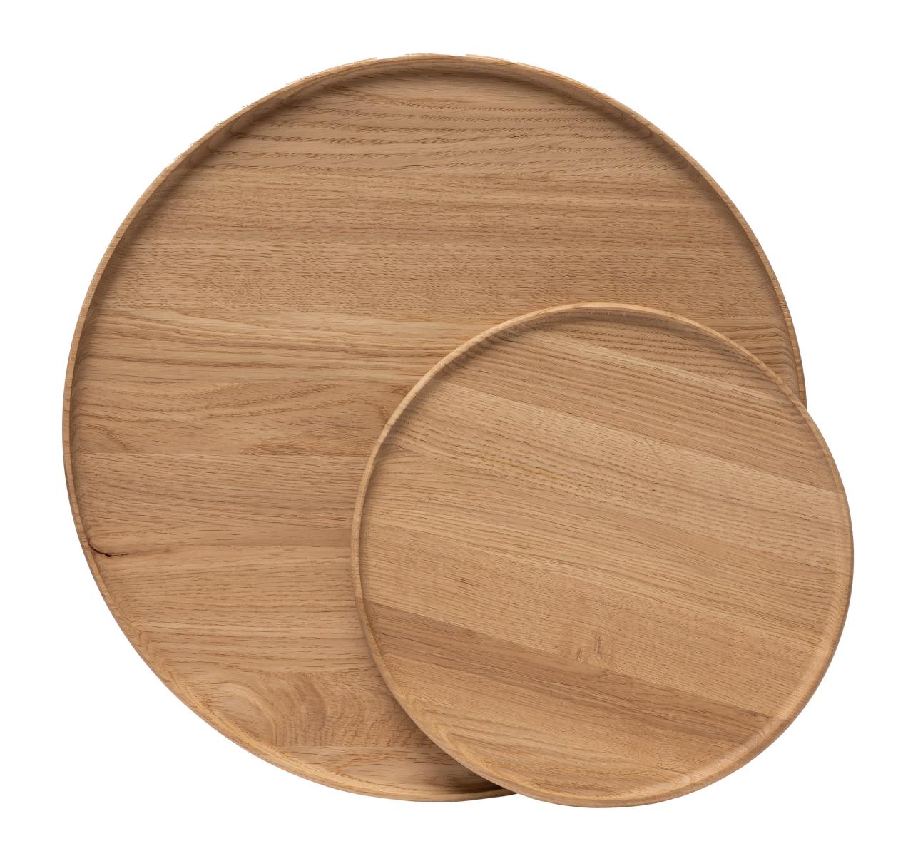 Taca do podawania Woodsea L - Okrągła taca z dębu Ø45 cm 1208971588