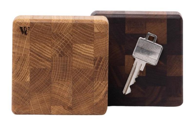 Woodsea End Grain Walnut - Kluczyk z orzecha włoskiego 9x9 cm 1208971601