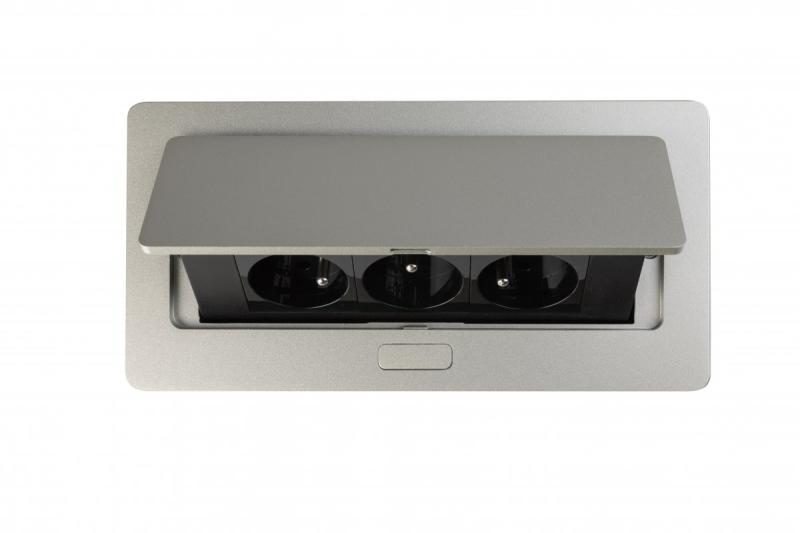 Gniazdo zasilające SOFT wysuwane, kabel zasilający 1,5m