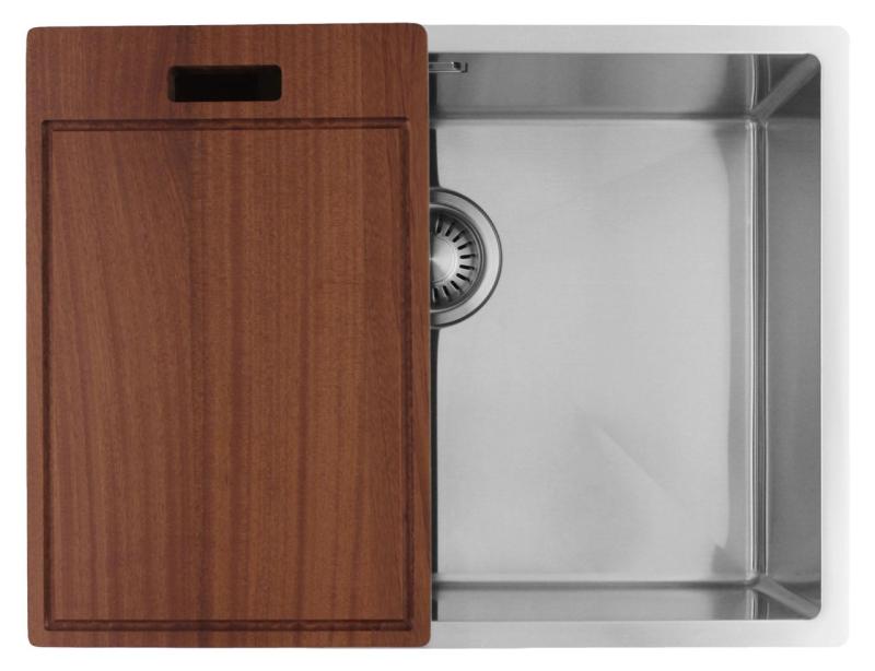 Pure.Sink Luxion Zlewozmywak ze stali nierdzewnej 55 x 40 cm do montażu podblatowego, wpuszczanego i natynkowego PLX5540-02