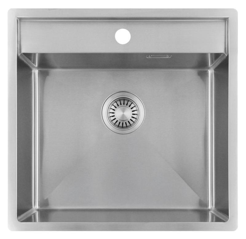 Pure.Sink Luxion Zlewozmywak ze stali nierdzewnej 51 x 50 cm Tapwing z otworem na baterię PLX5150T-02