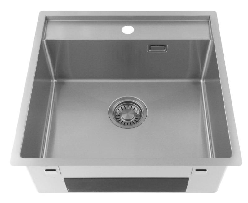 Pure.Sink Luxion Zlewozmywak ze stali nierdzewnej 51 x 50 cm Tapwing z otworem na baterię PLX5150T-02