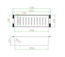 Pure.Sink Luxion Czarna wkładka do zlewu PLXCOL-63