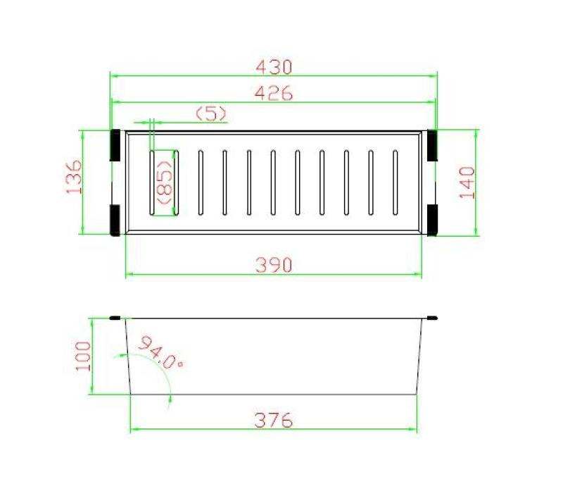 Pure.Sink Luxion Czarna wkładka do zlewu PLXCOL-63