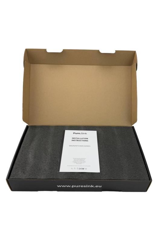 Pure.Sink Elite Steel Pulse-S kran kuchenny ze stali nierdzewnej z wysuwanym wylewem i trybem natrysku PS8500-02