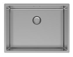 Pure.Sink Exclusivo Zlew ze stali nierdzewnej 55 x 40 cm, promień 10 mm, montaż podblatowy, płaski i natynkowy PEX5540-02