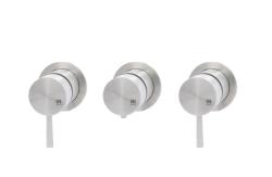 MURO TUA Wbudowany termostat prysznicowy z 2 zaworami odcinającymi, chrom M1.B34T.R.CR