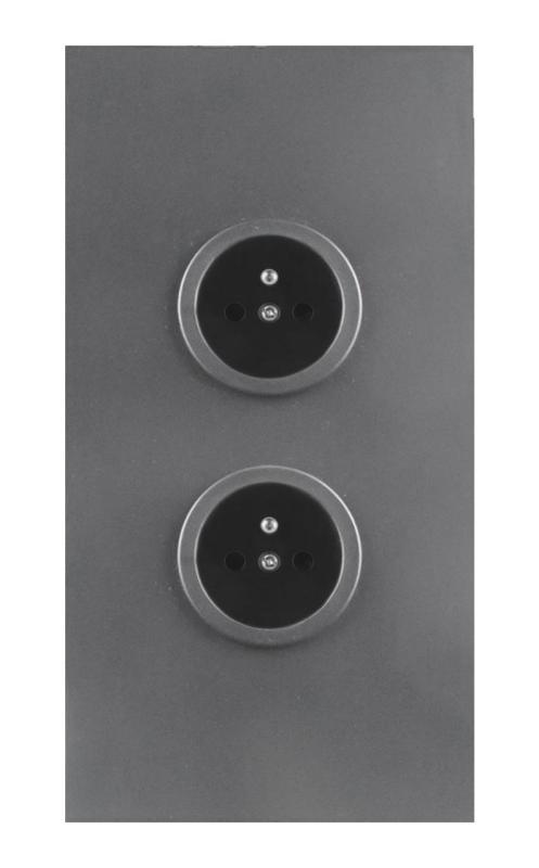 Indux Corner Słup energetyczny z 2 gniazdkami Penaarde Gun metal 1208972282