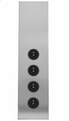 Indux Corner Słup energetyczny z 4 gniazdkami Penaarde RVS 1208972308