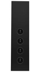 Indux Corner Słup energetyczny z 4 gniazdkami Penaarde Czarny 1208972309