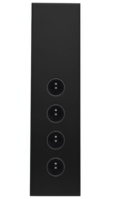 Indux Corner Słup energetyczny z 4 gniazdkami Penaarde Czarny 1208972309