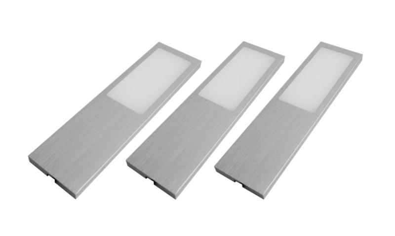 Indux Solin Zestaw oświetlenia kuchennego Multi Tone LED, 3 reflektory punktowe x 3,6 W, aluminium 1208972341