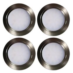 Indux Luma Mała kuchnia do zabudowy Multi Tone LED Set 4 reflektory punktowe Wygląd stali nierdzewnej 1208972380