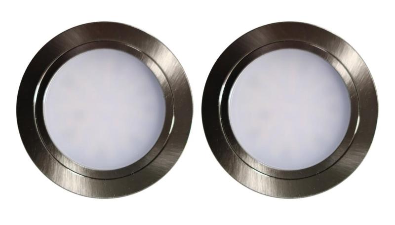 Indux Luma zabudowa kuchni Multi Tone LED Set 2 reflektory wygląd stali nierdzewnej 1208972400