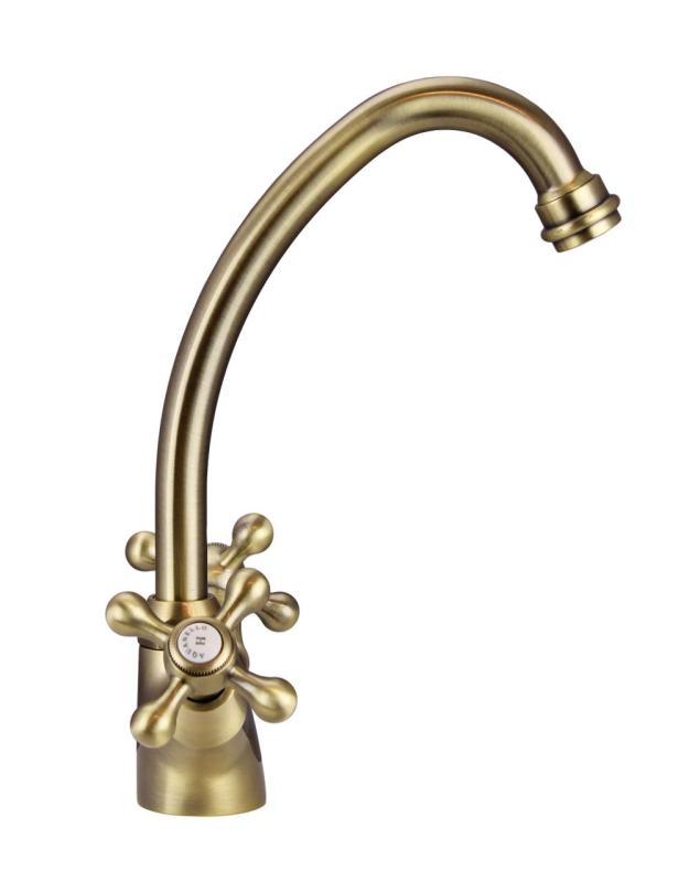 Aquanello Heritage Ascot Classic Kitchen Nostalgic Kitchen Faucet Bronze BN-4004-HA